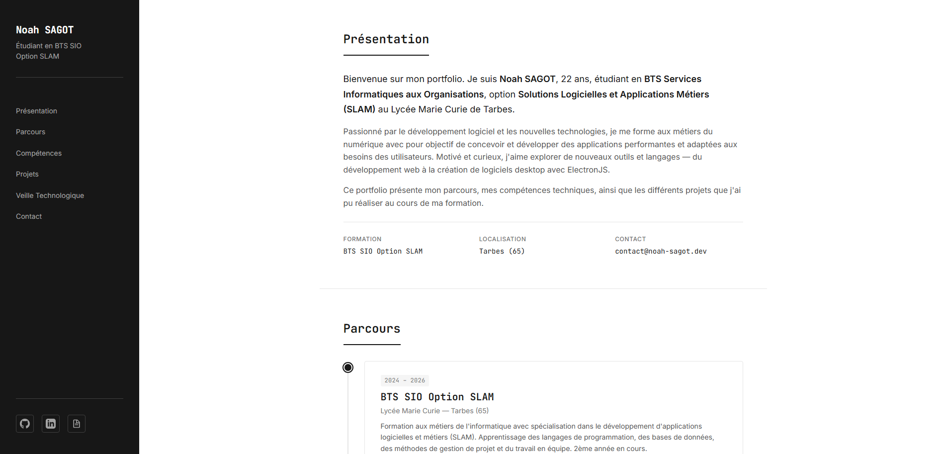Image du projet Portfolio — noah-sagot.dev